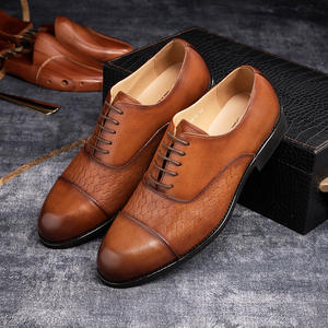 Zapatos Oxford de Piel Genuina para Hombre, con Punta en Pico, Último Modelo Mejorado, para Negocios, Bodas, Fiestas, Uso Casual al Aire Libre - Product Image 1