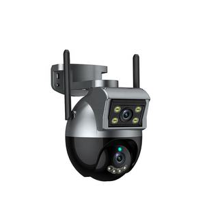 Produsen penjaga naga grosir HSC027 lensa ganda deteksi gerakan keamanan Pan-Tilt PTZ jaringan IP CCTV kamera WiFi - Product Image 4