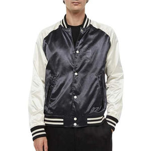 Veste universitaire d'hiver de haute qualité, corps en laine, manches en cuir véritable, veste universitaire élégante personnalisée pour hommes - Product Image 1