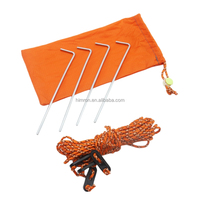 Piquets de tente de camping en plein air, corde de tente de parasol, piquets de sol résistants au vent, accessoires de camping de plage
