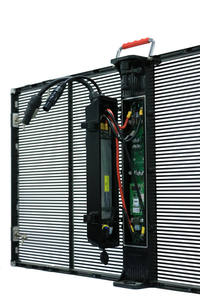 Pantalla de malla LED de pared de vidrio P3.9, pantalla de vídeo, pantalla de visualización LED transparente Invisible para ventana de tienda, <span class=keywords><strong>publicidad</strong></span> 3D Visual - Product Image 6