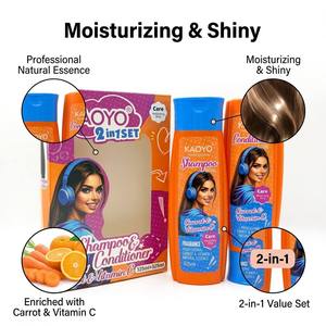 Kit de soin capillaire professionnel KAOYO à la carotte <span class=keywords><strong>et</strong></span> à la vitamine C, shampooing <span class=keywords><strong>et</strong></span> après-<span class=keywords><strong>shampoing</strong></span> anti-casse <span class=keywords><strong>et</strong></span> lissant pour tous types de cheveux - Product Image 5