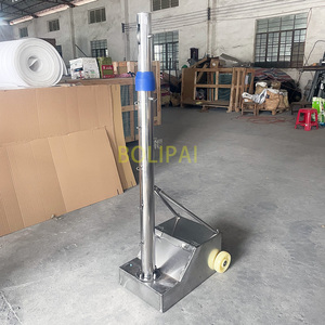Tùy chỉnh ngoài trời không gỉ Chiều cao Ajustable di chuyển bóng chuyền cực - Product Image 3