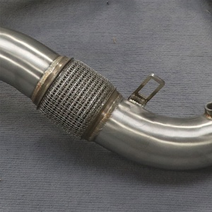 ท่อไอเสียตรงแบบดาวน์ไปป์ ขนาด 76 มม. 2.99 นิ้ว สีทอง แบบเชื่อม รับประกัน 5 ปี สำหรับ 550i F10 N63 4.4T ปี 2011+ ผลิตจากสแตนเลส 304 - Product Image 6