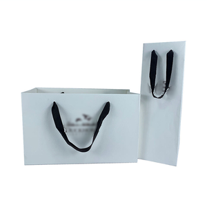 Luxury Pink Ribbon Embellished Paper <b>Bags</b> <b>for</b> <b>Clothing</b> Shoes <b>for</b> Jewelry Store Presentation Gift Packaging Factory Customizable - Product Image 6