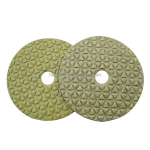 Nouveau <span class=keywords><strong>produit</strong></span> design : Tampons de polissage à sec triangulaires à 5 étapes de 4 pouces/100 mm <span class=keywords><strong>pour</strong></span> <span class=keywords><strong>dalles</strong></span> de granit et de marbre - Product Image 1