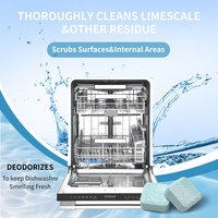 Tabletas Limpiadoras para Lavavajillas de Marca Privada OEM, Tabletas Efervescentes Ecológicas para Eliminar Cal, Certificación REACH y MSDS, Precio de Fábrica