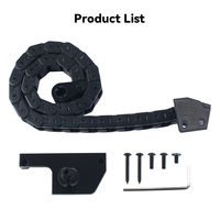 Chaîne de protection de câbles ouverte pour imprimante 3D Flashforge AD5X – Kit de gestion et de mise à niveau du routage des fils