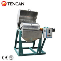 Chine Tencan laboratoire 50L 1.5kw broyeur à boulets à rouleaux humides et secs, poudre de micron 304 broyeur à boulets à tambour en acier inoxydable