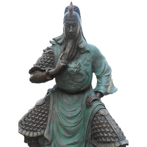Guan Gong Copper Sculpture Outdoor Religious Temple Floor Mount Figure Statue Ancient Celebrity Artwork - Product Image 4