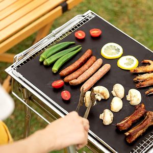 Tapis et housses de barbecue en PTFE antiadhésifs personnalisés de 0,2 mm d'épaisseur pour cuisine extérieure - Feuilles de cuisson et revêtements de four résistants à la chaleur - Product Image 5