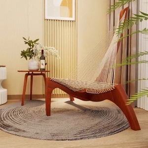 Fauteuil <span class=keywords><strong>de</strong></span> jardin moderne <span class=keywords><strong>de</strong></span> luxe pour hôtel, en teck, résistant aux intempéries, avec <span class=keywords><strong>corde</strong></span> tressée, chaise longue individuelle, mobilier <span class=keywords><strong>de</strong></span> jardin - Product Image 3