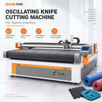 Machine de découpe industrielle à couteau oscillant pour textiles techniques, équipements sportifs, équipements de plein air et matériaux performants