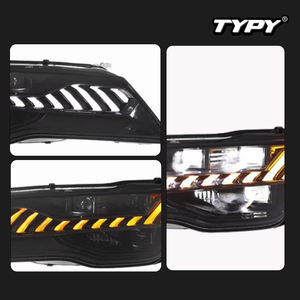 Luces LED de Circulación Diurna con Lente de Señal de Giro Luminosa para Conjunto de Faros de Audi A7 2011-2014, Compatibles con el Nuevo Estilo RS7 - Product Image 1