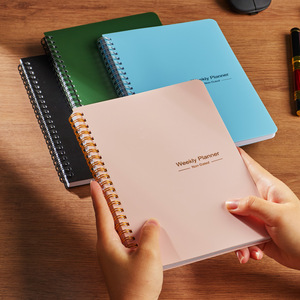 Cuadernos <span class=keywords><strong>de</strong></span> 52 Semanas al por Mayor: Planificadores y Organizadores, <span class=keywords><strong>Agenda</strong></span> Diaria Espiral, Planificador Semanal y Mensual, Cuaderno A5, <span class=keywords><strong>Agenda</strong></span> <span class=keywords><strong>de</strong></span> Presupuesto Sin Fecha - Product Image 1