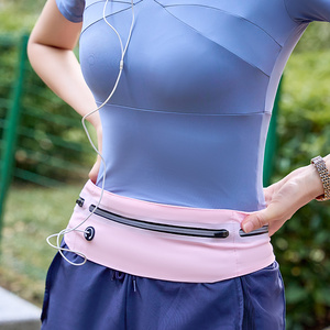 Fábrica de gama alta ultrafina Fitness Invisible Running Belt Venta al por mayor Poliéster <span class=keywords><strong>Marathon</strong></span> Fanny Pack Riñonera para hombres y mujeres - Product Image 3