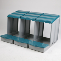 Nichoir à œufs automatique pour poules pondeuses, 1 à 10 trous, avec système de récupération des œufs