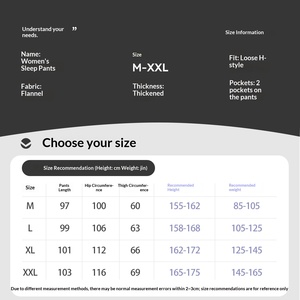 Pantaloni <span class=keywords><strong>Pigiama</strong></span> da Ragazza <span class=keywords><strong>in</strong></span> Velluto di Poliestere con Vita Elastica, Termici e Felpati, Spessi e Caldi, Morbidi e Casual per Casa, Autunno Inverno - Product Image 4