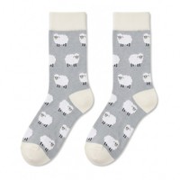 Chaussettes en coton doux de qualité supérieure, style mignon, motif jacquard, respirantes, de haute qualité, chaussettes pour adultes personnalisées, OEM ODM, chaussettes décontractées
