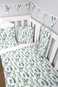 Eucalyptus Leaf Pattern <b>Cushion</b> Cover Square Nordic Style <b>Printed</b> Home Decor Washable Pillow Case - Product Image 2