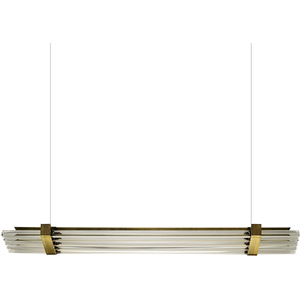 Lámpara Colgante Seagull de 120 cm, Bronce, Fuente de Luz LED, Control por Interruptor, Forma Alargada - Product Image 3