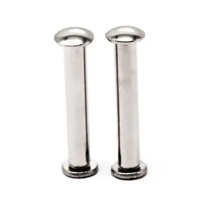 Manufacturer Supplier Remaches Double Caps Stainless Steel Phillips Flat Head Rivets for Door Fasteners
