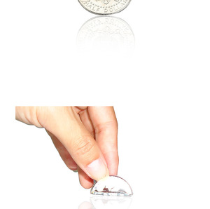 Gioco di Magia da Strada BrilliantMagic, Trucco del Mezzo Dollaro Pieghevole, Accessorio in Metallo per Maghi, Strumento per Mordere Monete Grandi - Product Image 2