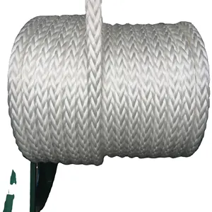 Hot sales Durable Marine 8 strands 60mm 64mm 65mm high quality Polyester mooring rope For Marine ship hawser Rope