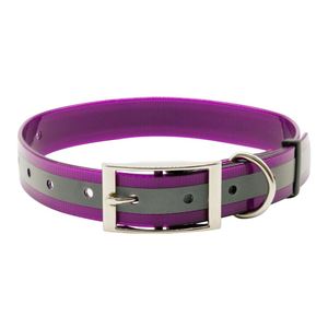 <span class=keywords><strong>Collar</strong></span> de perro duradero resistente al agua con correas de nailon recubiertas de <span class=keywords><strong>TPU</strong></span> reflectante colorido tamaño personalizado para entrenamiento de caza al aire libre remache sólido - Product Image 6