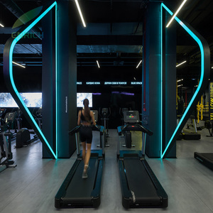 Tùy chỉnh thực hiện RGB màu thay đổi phòng tập thể dục chiếu sáng tuyến tính <span class=keywords><strong>LED</strong></span> hồ sơ ánh sáng với nhôm hồ sơ - Product Image 3