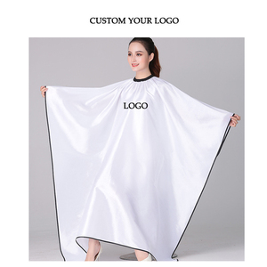 Capa <span class=keywords><strong>de</strong></span> Salón <span class=keywords><strong>de</strong></span> Alta Gama con Logotipo Personalizado, <span class=keywords><strong>Capas</strong></span> Elásticas Resistentes al Agua, Populares y Modernas, Bata <span class=keywords><strong>de</strong></span> Peluquería para Clientes - Product Image 4