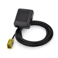 Antena Radio GPS Fakra Sirius XM dengan Konektor Fakra K, Dudukan Perekat Eksternal Mobil, Kabel RG174 3m, VSWR 1.5 50 Ohm