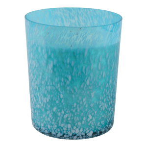 Candela Profumata in Vetro Maculato Grande, Votiva Decorativa per Uso Interno ed Esterno - Product Image 4