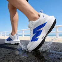 Nouvelles baskets pour hommes avec plaque en carbone, semelle souple, coussin d'air, maille respirante, chaussures de sport légères antidérapantes, chaussures de tennis décontractées pour couple
