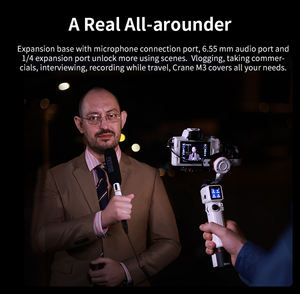 HOSHI <span class=keywords><strong>Crane</strong></span> <span class=keywords><strong>M3</strong></span> Pro 3-Axis Handheld Gimbal Estabilizador - Product Image 2