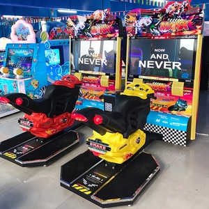 NINIX TT547 Motorcycle Racing Arcade Game <b>Console</b> Coin-Operated with Metal & ABS Plastic Construction 1-Year Warranty - Product Image 3