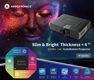 Projecteur laser ALPD 4K Appotronics AL-MK625A, haute luminosité 6200 lumens pour les entreprises, l'éducation, les conférences et les congrès - Product Image 2