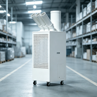 Climatiseur portable électrique industriel de 25 000 BTU pour usage commercial extérieur et hôtelier