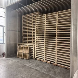 60M³ Wood <b>Drying</b> Kiln Electric Heating Type Timber <b>Drying</b> <b>Equipment</b> For Pallet Manufacturing - Product Image 4