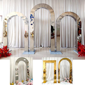 Arco de Acero Inoxidable para Bodas, Decoración de Metal, Fondo de Arco para Fiestas, Suministro de Fábrica para Escenarios de Boda - Product Image 4