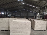 Contreplaqué peuplier, contreplaqué entièrement recouvert de placage de peuplier, placage de bois de peuplier naturel pour la décoration de meubles et d'armoires