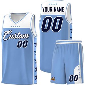 Custom Basketball Jersey Uniform Personalized Any <b>Name</b> Number Sleeveless Sportswear for Men Youth Moisture Wicking V Neck - Product Image 1
