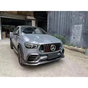 Pièces d'<span class=keywords><strong>auto</strong></span> en Fiber de carbone Runde pour mercedes-benz GLE coupé <span class=keywords><strong>63</strong></span>/53 Version sportive mise à niveau Br Bu Kit de carrosserie Grille de pare-chocs de voiture Tuyere - Product Image 1