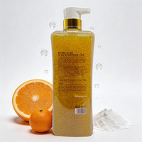 Gel de Ducha Aclarante Corporal de Marca Privada con Ácido Kójico y Vitamina C, Exfoliante Antibacterial, 1000ml OEM