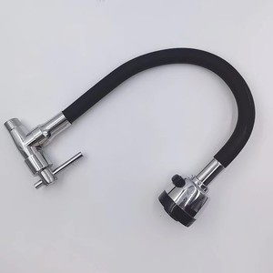 Grifo <span class=keywords><strong>de</strong></span> Cocina Montado en la Pared con Caño <span class=keywords><strong>de</strong></span> Silicona, <span class=keywords><strong>Manguera</strong></span> Flexible <span class=keywords><strong>de</strong></span> Goma, Precio <span class=keywords><strong>de</strong></span> Fábrica, Latón Negro, Moderno y Contemporáneo para <span class=keywords><strong>Fregadero</strong></span> <span class=keywords><strong>de</strong></span> Cocina - Product Image 4
