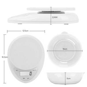 Báscula Digital de Cocina de Alta Precisión de 1g, 5kg, 7kg, 10kg con Bandeja, Pantalla LCD Retroiluminada, Lista para Enviar - Product Image 5