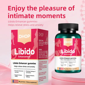 Gomitas para Aumentar la Libido de Marca Privada para Hombres y Mujeres, Equilibrio Hormonal con Saw Palmetto, Gomitas de Hierbas Naturales para Aumentar la Libido Femenina - Product Image 2