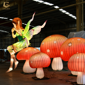 JFL-17 Festival des lanternes chinoises Décoration de Noël personnage Lanterne Elfes - Product Image 6