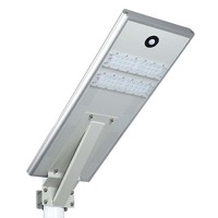 Lampe de rue solaire Led tout-en-un, étanche conforme à la norme IP65, éclairage d'extérieur, 12V, 30/40/50/60/80/100/120W, avec capteur de mouvement PIR
