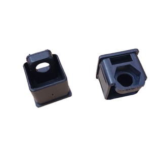 Tapón Cuadrado para Tubo de 25mm con Orificio para Tuerca, Plástico Negro, para Estantes de Almacenamiento y Uso en Garaje - Product Image 5